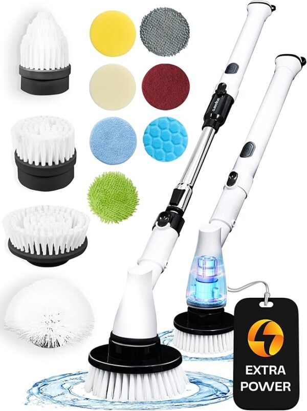 Electric Spin Scrubber Cordless - Bathroom Scrubber